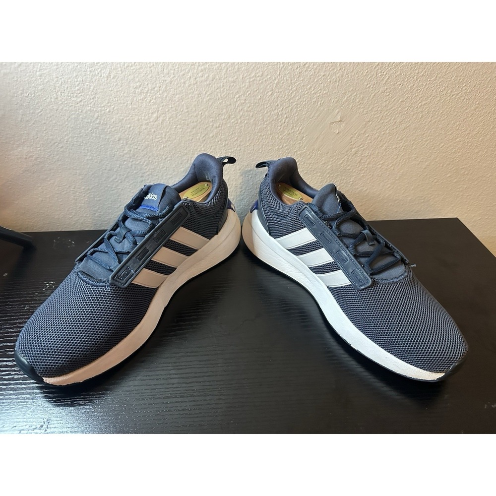 Adidas Racer TR21 Mens Size 10 Blue Athletic Running Walking Shoes Sneakers - Picture 4 of 9